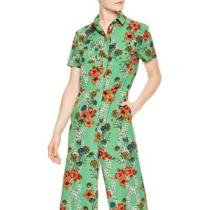 Sandro Floral Jumpsuit